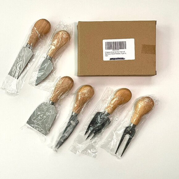 USA Bamboo Cutting Charcuterie Board Set w Cheese Knife Tool Gift Set Brand New - Picture 11 of 12